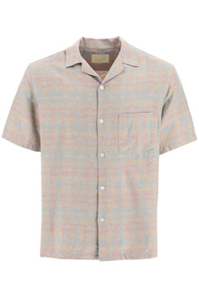  Portuguese flannel cotton viscose 'resort' short sleeve shirt