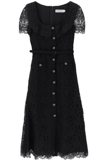  Self portrait "mid-length guipure lace dress with jewel