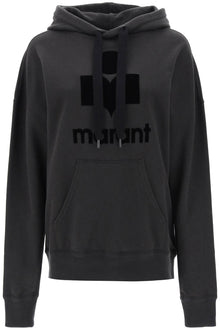  Isabel marant etoile mansel hoodie with flocked logo