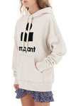 Isabel marant etoile mansel hoodie with flocked logo