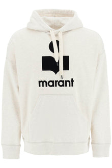  Marant 'miley' hoodie with flocked logo