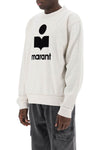 Marant mikoy flocked logo sweatshirt