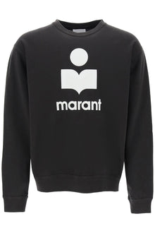  Marant mikoy flocked logo sweatshirt