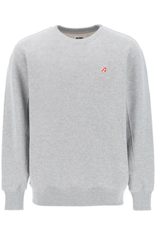  Autry crew-neck sweatshirt with logo patch