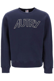  Autry crew-neck sweatshirt with logo embroidery