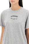 Ganni t-shirt with logo print