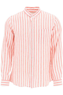  Agnona striped linen shirt