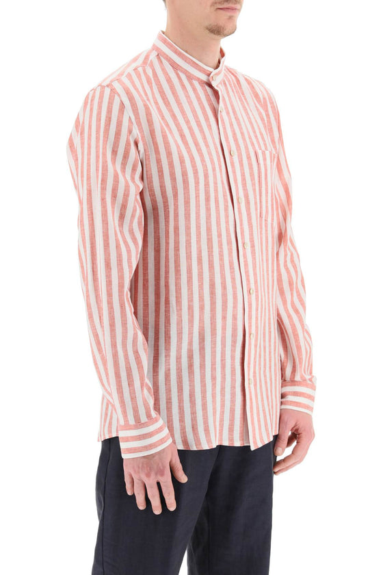 Agnona striped linen shirt