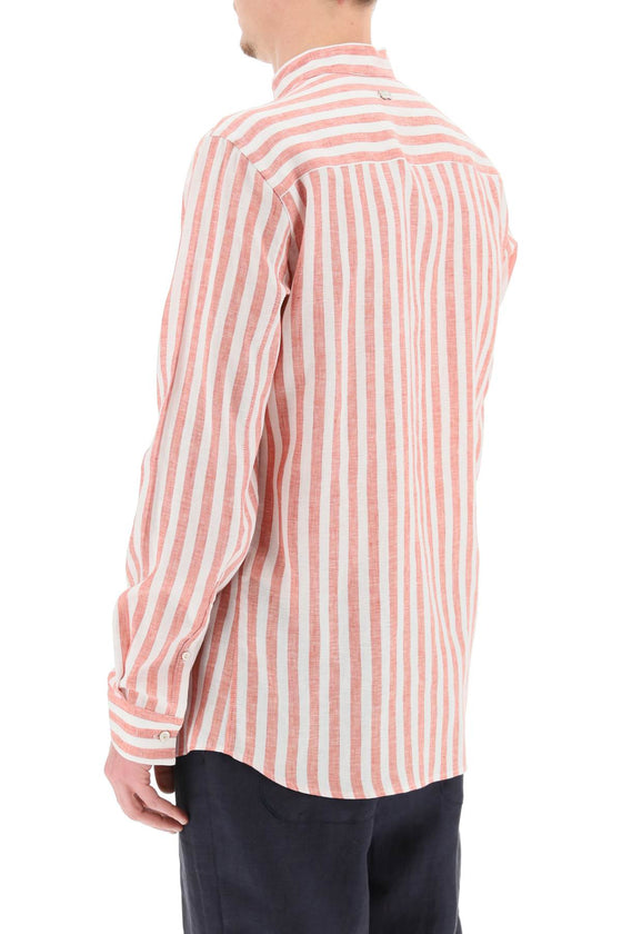 Agnona striped linen shirt