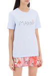 Marni hand-embroidered logo t-shirt