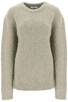  Lemaire sweater in melange-effect brushed yarn