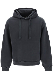  Lemaire hoodie in fleece-back cotton
