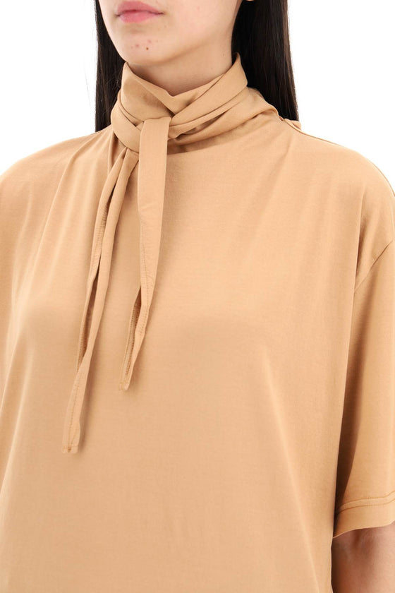 Lemaire t-shirt with scarf accessory