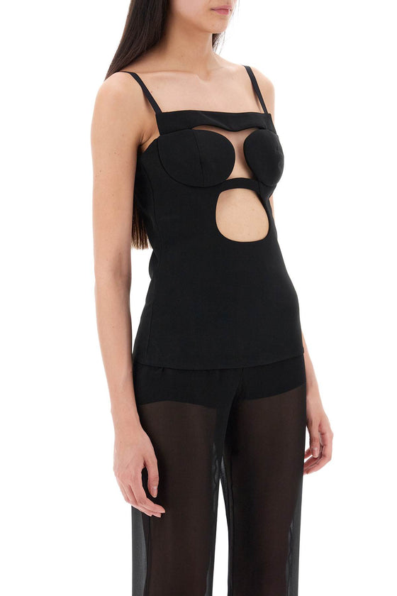 Nensi dojaka cut-out top with padded cup