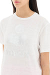 Isabel marant etoile 'zewel' t-shirt with metallic logo