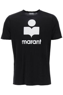  Marant 'karman' logo linen t-shirt