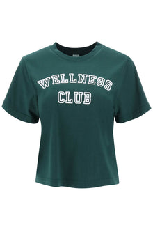  Sporty rich wellness club cropped t-shirt