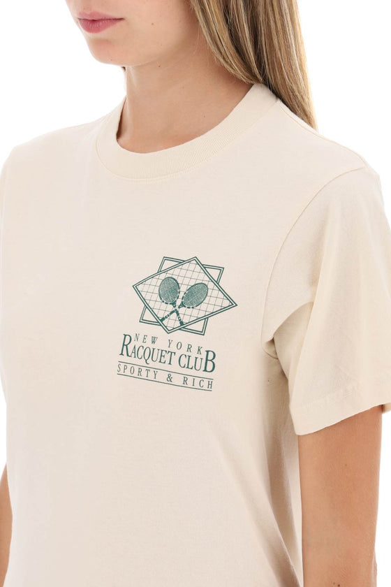 Sporty rich 'ny racquet club' t-shirt