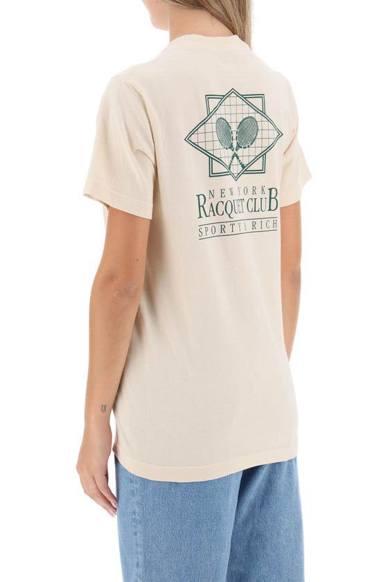 Sporty rich 'ny racquet club' t-shirt