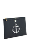 Thom browne grained leather pouch