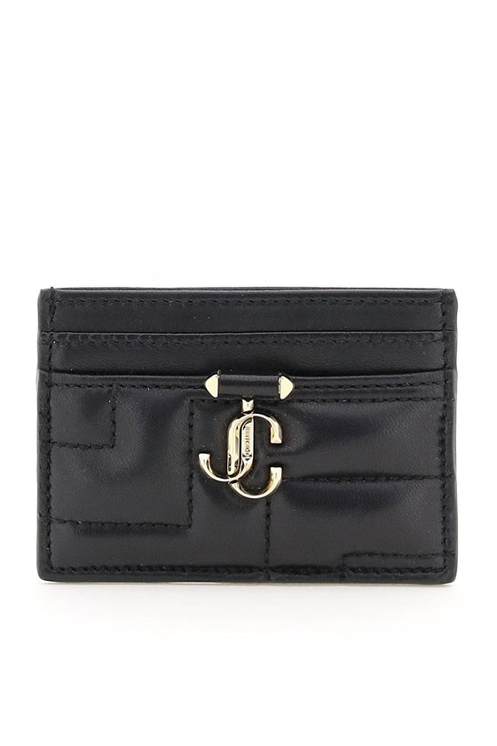 Jimmy choo quilted nappa leather card holder