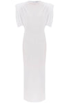 Wardrobe.nyc midi sheath dress with structured shoulders