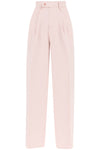 Amiri pants with wide leg and pleats