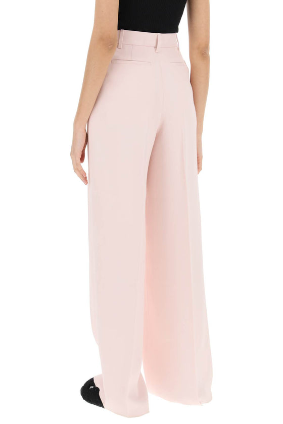 Amiri pants with wide leg and pleats