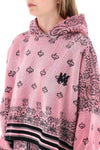 Amiri cropped hoodie with bandana motif