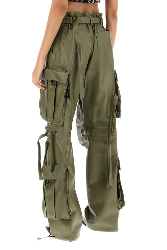 Darkpark lilly cargo pants in nappa leather