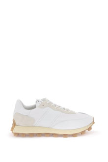  Tod's leather and fabric 1t sneakers